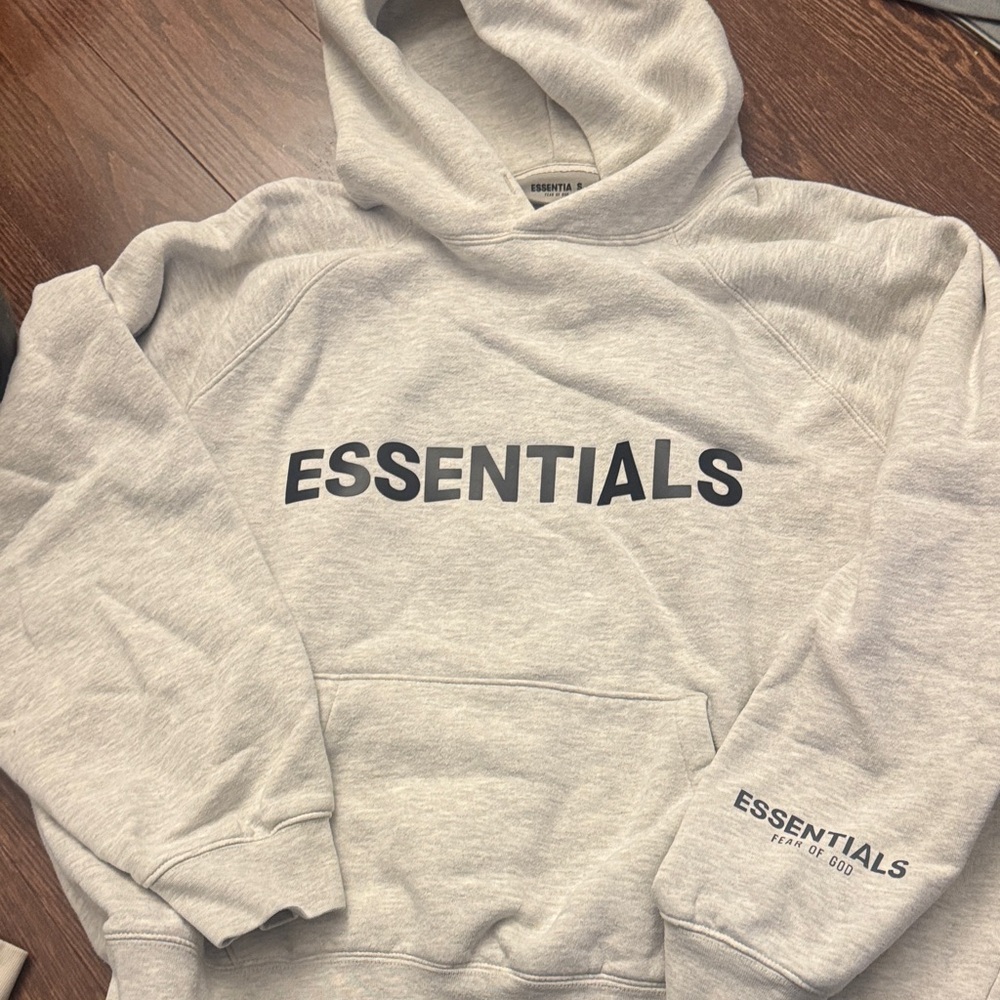 Essentials Light Gray Hoodie